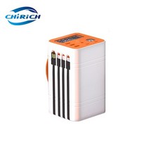 차박파워뱅크 인산철 캠핑용 낚시용 보조배터리100W 발전소 60000mAh 예비 배터리 휴대용 USB 유형 C 빠른, 03 white_02 60000mah