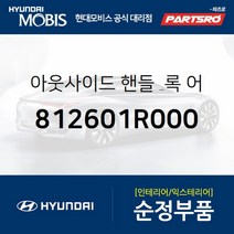 아웃사이드 핸들 & 록-트렁크 리드 (812601R000)-현대모비스 부품 공식대리점 온라인쇼핑몰 파츠로, 1개
