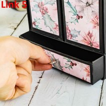 하드웨어 핸들 DIY Scrapbooking 앨범 종이 카드 장식 공예 템플릿 만들기, B382, B382