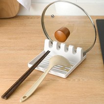 제이와이홀딩스 요리 조리도구 국자 받침대 냄비뚜껑 거치대, 그린, 1개