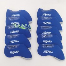 혼마 골프헤드커버 골프채커버 세트 4종, 블루혼마