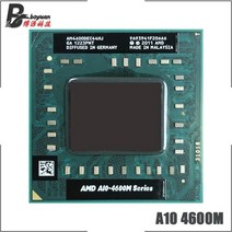 AMD A10-Series A10 4600M 2.3 GHz 쿼드 코어 스레드 CPU 프로세서 AM4600DEC44HJ 소켓 FS1