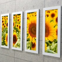 아트박스/꾸밈 cw281-해바라기풍경여행_디자인액자, 4타입-풍요로운해바라기