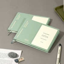 2023년 가로형 심플 위클리 주간 다이어리 플래너 (먼슬리 위클리 반복/회사 업무 스케줄러/22년 11월부터 23년 12월까지 14개월/펜꽂이), 3. 크림 민트