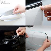 JS automotive 벤츠 GLS클래스 문콕 기스방지 PPF필름 투명 스티커 엣지 손잡이 주유구 DIY 랩핑 용품, PPF주유구