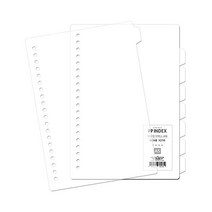 캔버스 화방용품 이글바인더 PP 인덱스 A5 20공 8매