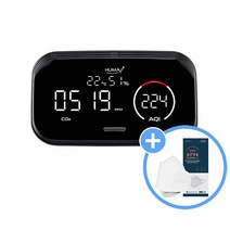 휴마아이 스마트 미세먼지 측정기 HI-300A VOC 이산화탄소 온도 습도 측정/모바일 앱 지원, 휴마아이 HI-300A, 1개