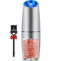 제분기 양념분쇄기 독일 자동 곡물분쇄기 자동 소금과 후추 그라인더 중력 스파이스 밀 조정 가능한 향신료, 01 은