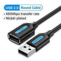 Vention-USB 연장 케이블 스마트 TV SSD Xbox One 노트북 PC 용 USB 3.0 2.0 코드 빠른 속도 3.0, [01] CHINA, [03] 5m, [03] Upgraded USB 20