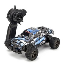 RC 자동차 몬스터트럭 오프로드RC카 무선 조종 드리프트 입문용 RC카 비스트, 블루