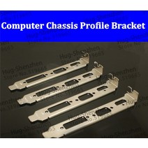브라켓 DVI VGA 및 HDMI 커넥터가 있는 비디오 카드 브래킷 고품질 컴퓨터 섀시 PCI 12cm 프로파일, 2.1PCS