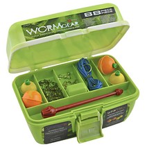 WORM GEAR South Bend Wormgear 88피스 Ld D Tkl Bx Grn 낚시 제품