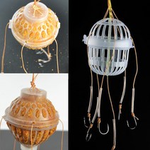 미끼후크홀더 낚시 폭발 케이지 바다 상자 괴물 여섯 강한 탄소강 플라스틱 잉어 구형, 12