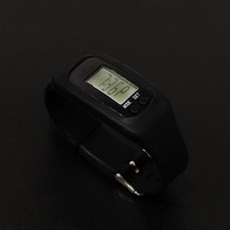 실리콘 만보기 손목시계 군인 시계 선물, 오렌지