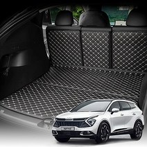 아이칸 디올뉴 스포티지 NQ5 퀄팅 트렁크매트 자동차 차박매트, NQ5 가솔린/디젤 (사운드 무)_블랙/일체형