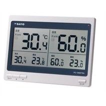 BK사토 대형 디지털온습도계 PC-5400TRH 0.0 - 50.0(도) 20.0-95.0%rh (1EA), 본상품