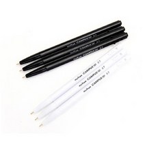 심플 0.7MM 저점도 검정잉크 펜 검흰 12P 깔끔 부드러운 사무 필기 막펜