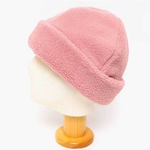 한파대비 패션 비니 후리스 롤업 와치캡 캐주얼 스타일 모자