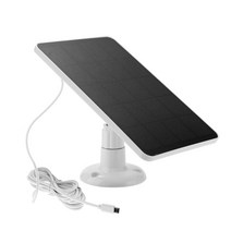 이동식 태양광패널 5V 20W 휴대용 태양 전지 패널 마이크로 USB 충전기 야외 3 미터 케이블 IPX6 CCTV 보, 03 5V 10W