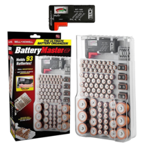 오감인류 건전지 배터리 정리함 보관함 수납함 케이스 잔량테스터기 포함 세트, 1개