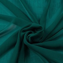 데코탑 칼라쉬폰19색 하이멀티 쉬폰 원단 천 대폭, 딥그린