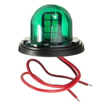 요트 보트 항해등 마린 singnal 빛 12v led 항해 빛 c er 해양 방수 세일링 라이트, 초록