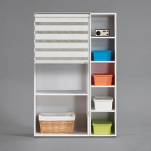 이라네 롤스크린 드레스룸 선반 세트 1200 (착불), 옷장세트, 아이보리