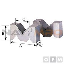 주철제 V블럭 No.142-125/1SET 2EA /직각도 10미크론, 단품