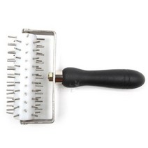 피자 도우 타공 롤러 피자반죽구멍 원목손잡이 가로 130mm 피자롤러