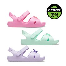 [크록스] 공식 키즈 CLASSIC CROSS STRAP SANDAL PS 3종 택1 (2