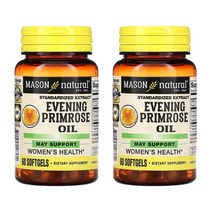 Mason Natural 메이슨 내추럴 이브닝 프림로즈 오일 60소프트젤 2팩