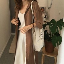 원피스 형 블라우스 롱 남방 롱셔츠 허리끈 가디건 봄 가을 겨울 RUH