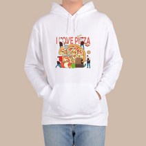ATOGATO 아이러브 피자 창업 맞춤 후드티