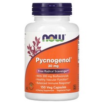 나우푸드 피크노 제놀 30mg 150캡슐 고약사 호팍사 해송 프렌치 마리타임 파인바크