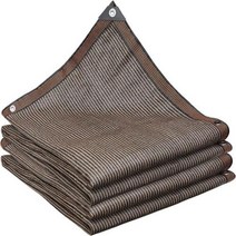 어닝 Sun Shade Sail-야외 그늘막 천 파티오 개인 정보 보호 스크린 패브릭 캐노피 차양 UV 블록 퍼걸, 01 초콜렛_15 3x4m