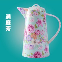 차호 차합 도자기 차주전자 유럽 스타일 본차이나 가정용 주전자 대용량 세라믹 고온 내성 1200ML, 8