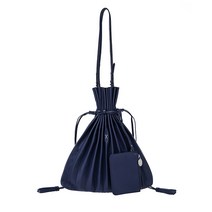 조셉앤스테이시 럭키 플리츠 쇼퍼 포지 네이비