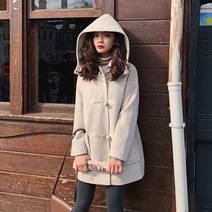 40대 예쁜 학생 코트 품절임박 날씬해 보이는 여성반코트 체크떡볶이코트 중년 여성 떡볶이코트 떡볶이숏코트 고등학생코트