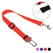 그게모지 차량용 강아지 안전벨트 반려견, 레드