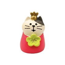 책꽂이미니어쳐 diy 북엔드 스탠드 일본 자카 디클 의 날 미니어처 인형 수지 공예 장난감 책장 장식 소장용 장면, 녹색 가정부 고양이
