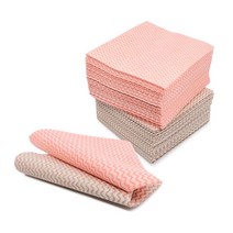 KP 물결행주(중) 벌크100장 33x35cm 행사용 판촉 홍보, 상품선택, 브라운