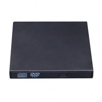 외장형 DVD 레코더 휴대용 usb 2.0 슬림 외부 광학 dvd rw cd 라이터 드라이브 버너 카드 리더 플레이어 노트북 pc 창용 광학 드라이브, 검은색