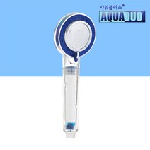 샤워플러스아쿠아듀오 SF-900N 절수&정수 녹물제거 샤워기(클리어), 1개