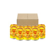 24캔 츄파춥스 스파클링 오렌지 뚱캔 345ml 사탕말고 탄산음료 아이들간식