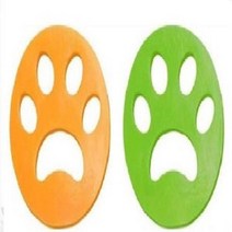 애견털 고양이 강아지 털 세탁 먼지 제거 런드리 빨래 볼, 오렌지