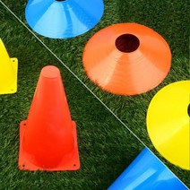 운동 연습 훈련 꼬깔 접시 콘 육상 축구 보드 인라인 수업 트레이닝, 기본