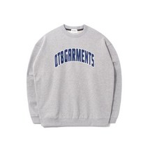 큐티에잇 21FW MR Arch Logo Sweat Shirt Grey