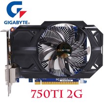 그래픽카드 GIGABYTE GTX 750Ti 2GB 비디오 카드 nVIDIA Geforce GTX750 Ti 2G Hdmi Dvi VGA 용 128Bit GDDR5 그래픽 사용, 한개옵션0