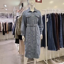 꾸즈 SH02 셔츠형데님원피스 TP390O6