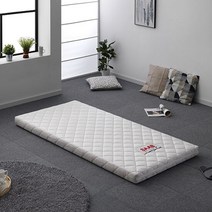 [다오름] 신성 100T 목화솜 벨로아원단 견면 매트리스보료 D/Q, 단품